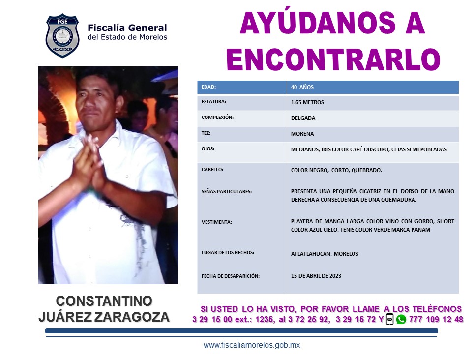 CONSTANTINO JUÁREZ ZARAGOZA