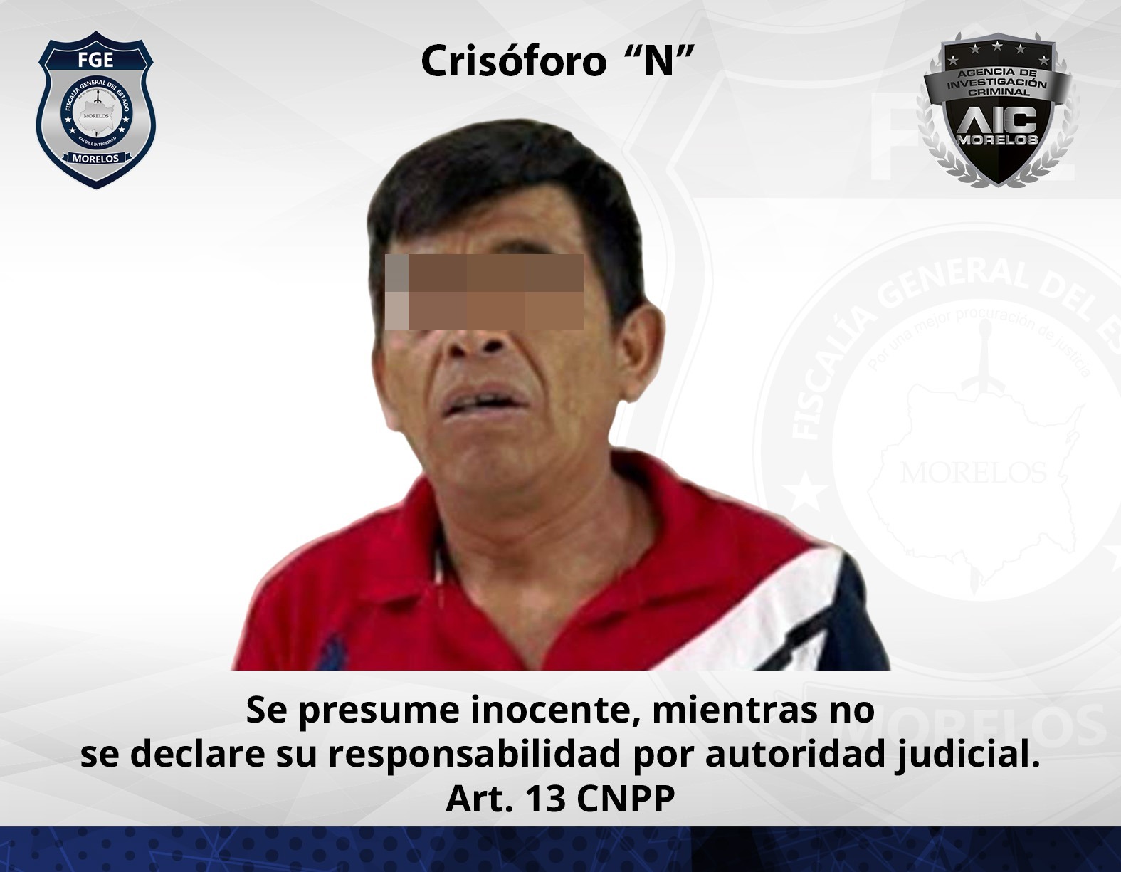 Masculino vinculado por violación equiparada agravada