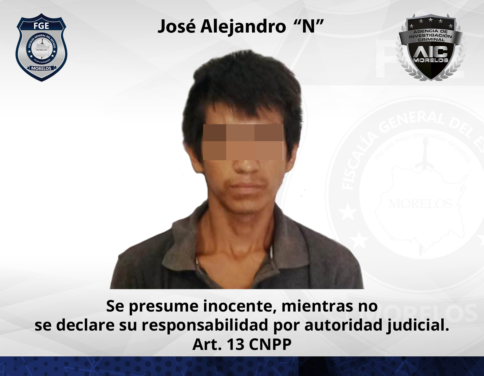 AIC cumplimenta orden de aprehensión contra “El Chaneque” por incumplir medidas cautelares ordenadas por el juez
