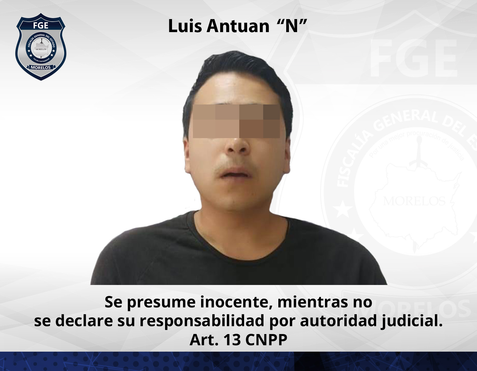 Obtiene Fiscalía Metropolitana vinculación contra masculino por trata de personas contra adolescente en Cuernavaca