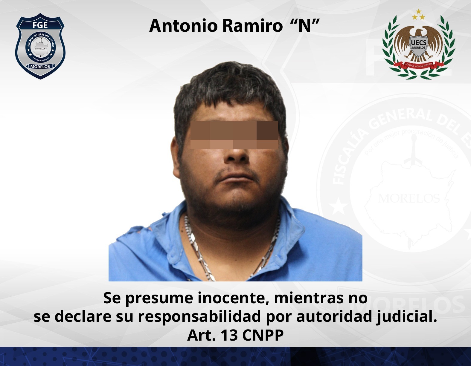 Detiene FIDAI a extorsionador de Yecapixtla