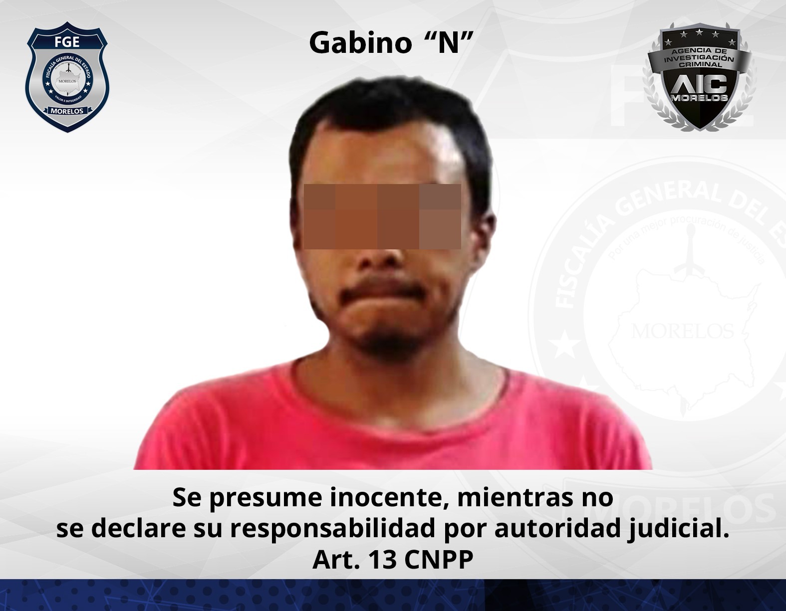 AIC Oriente cumplimenta orden de aprehensión contra masculino por tentativa de homicidio