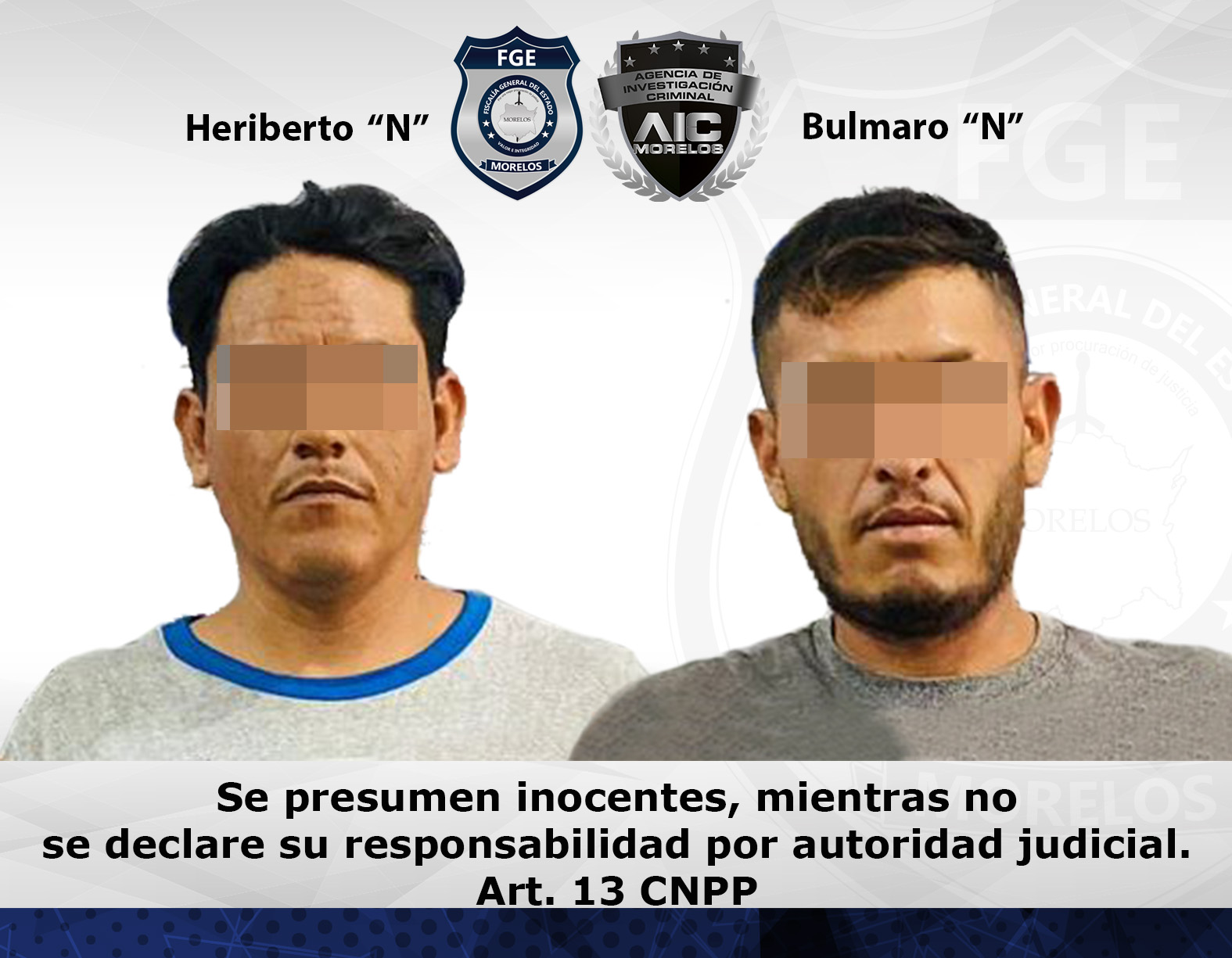 AIC detiene a par de hombres con droga en Tlaquiltenango