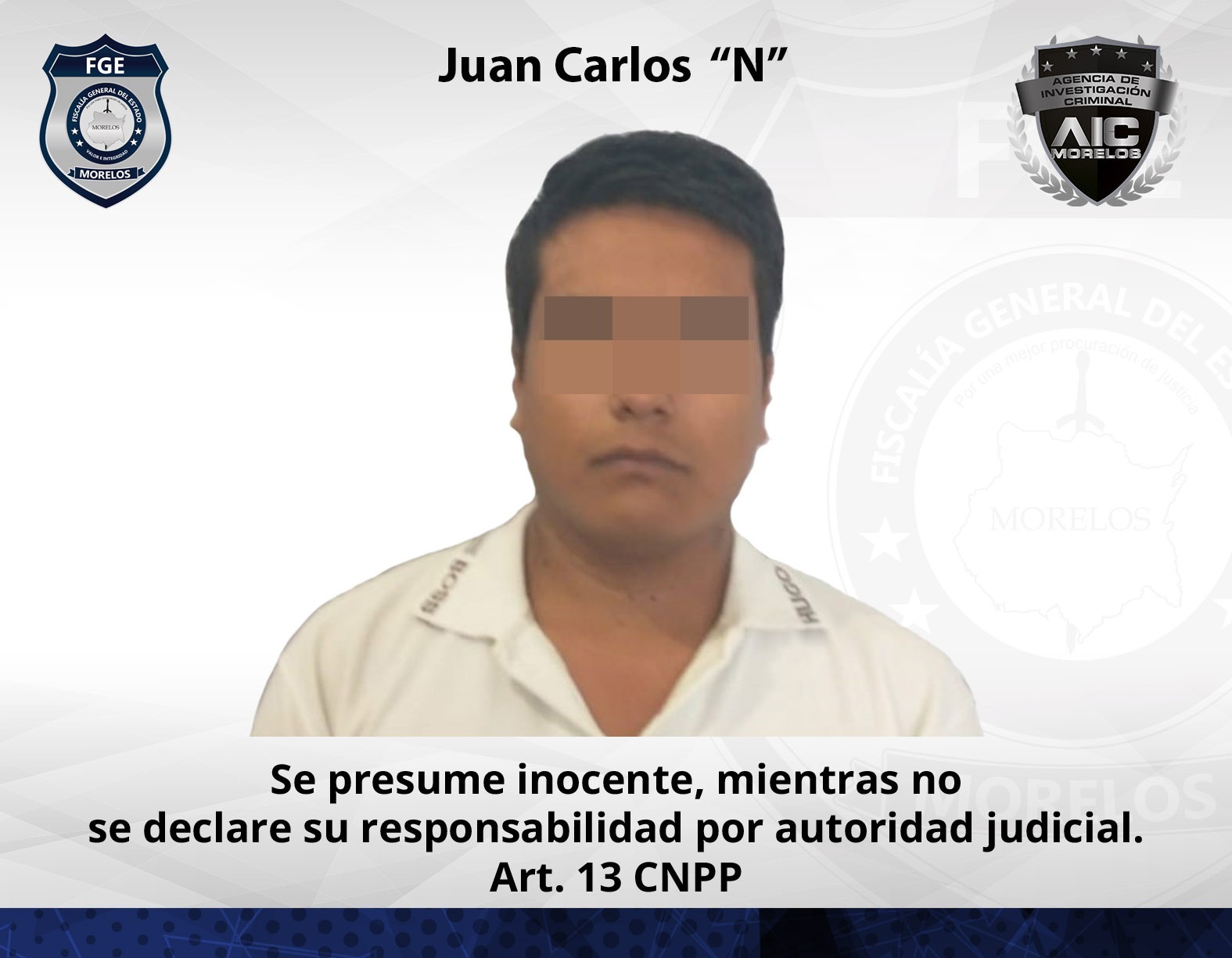 AIC ejecuta orden de aprehensión contra chofer que chocó contra unidad oficial, lesionó a un MP y a elementos de la GN