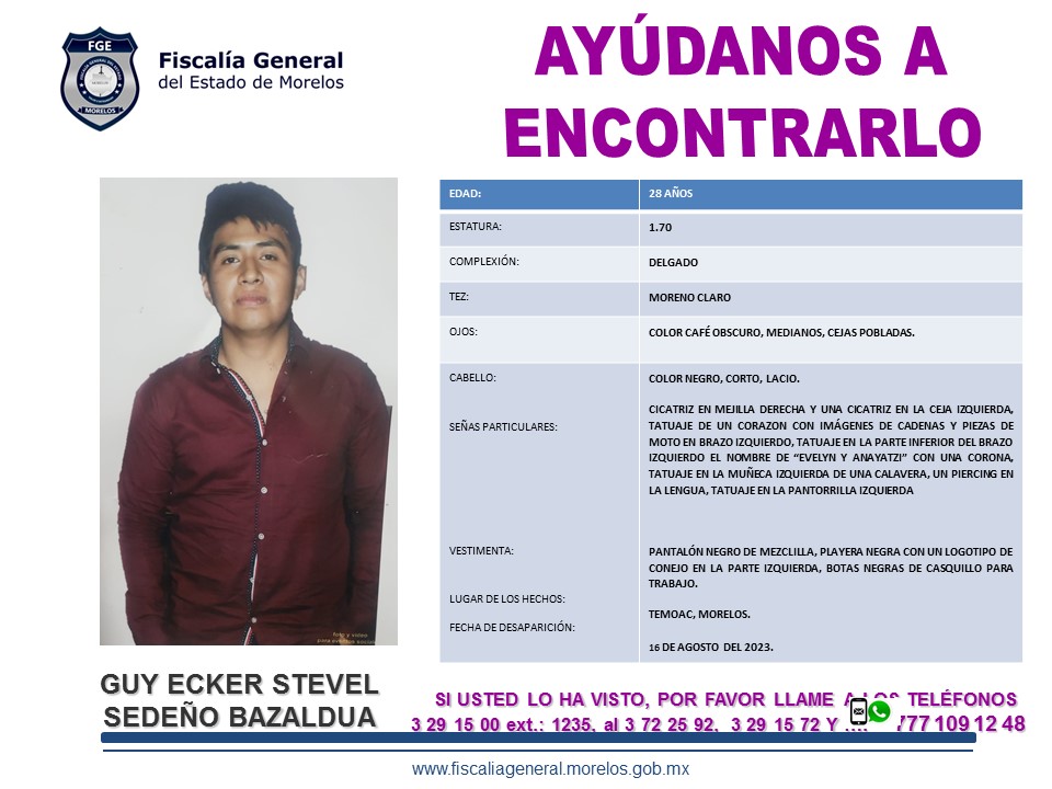 GUY ECKER STEVEL SEDEÑO BAZALDUA