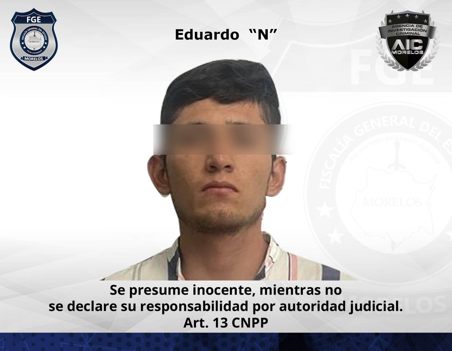 Masculino vinculado por robo calificado en Yautepec