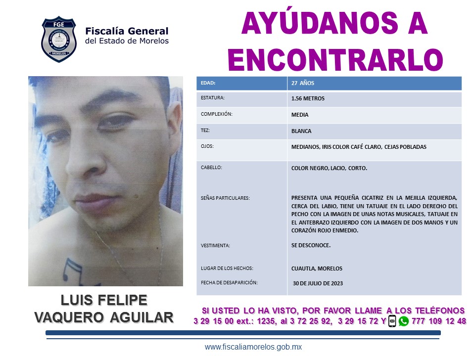 LUIS FELIPE VAQUERO AGUILAR