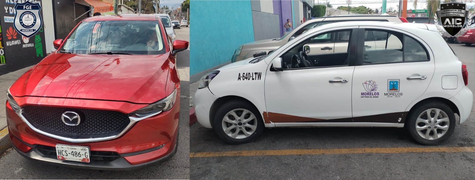 Asegura AIC vehículos con reporte de robo