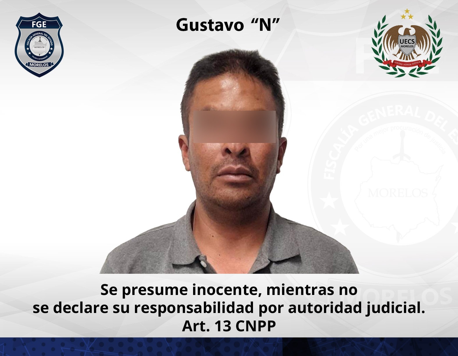 FIDAI vincula a proceso a ex policía municipal de Huitzilac por secuestro agravado