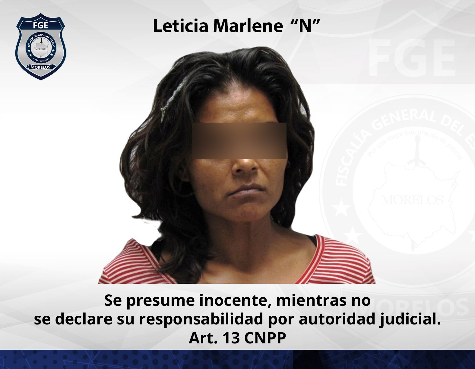 Femenina vinculada a proceso por robo de vehículo