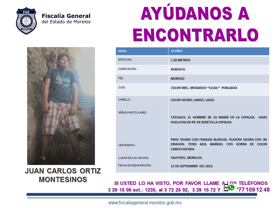 JUAN CARLOS ORTIZ MONTESINOS