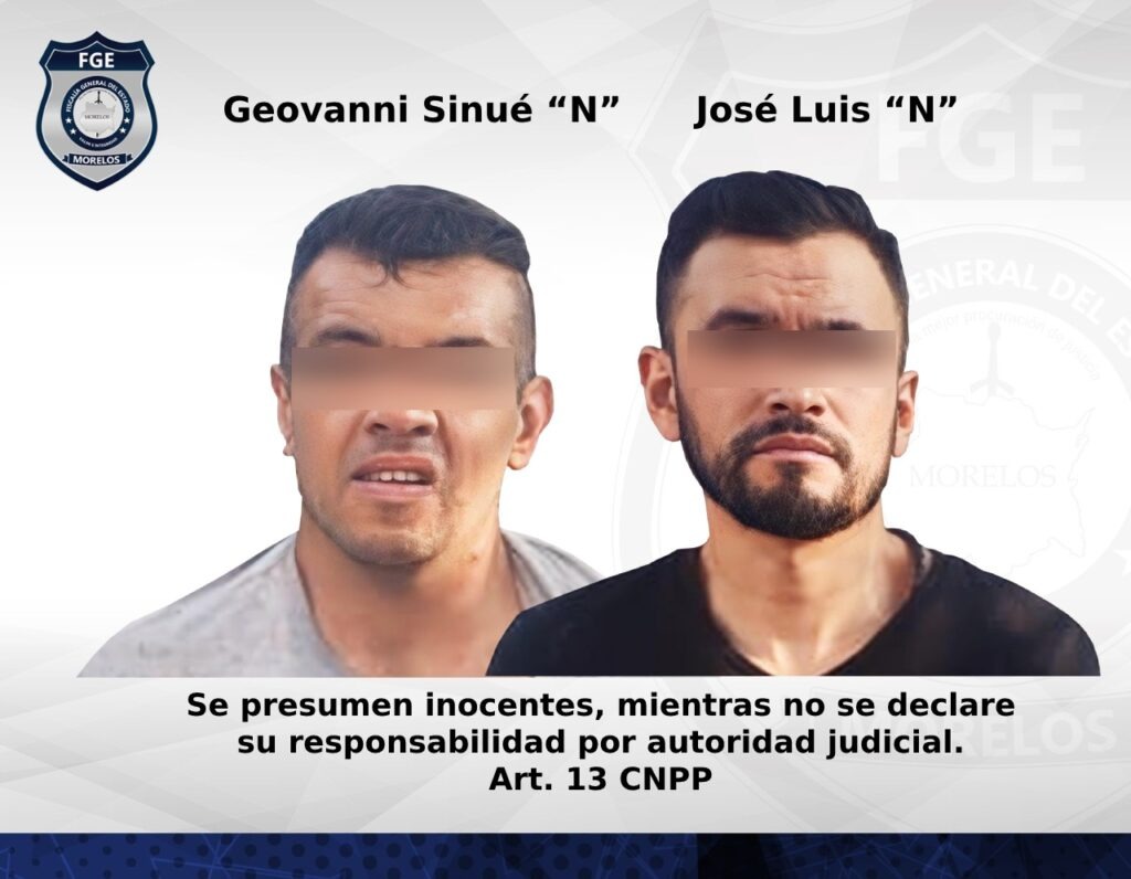 Masculinos vinculados a proceso por robo en Emiliano Zapata