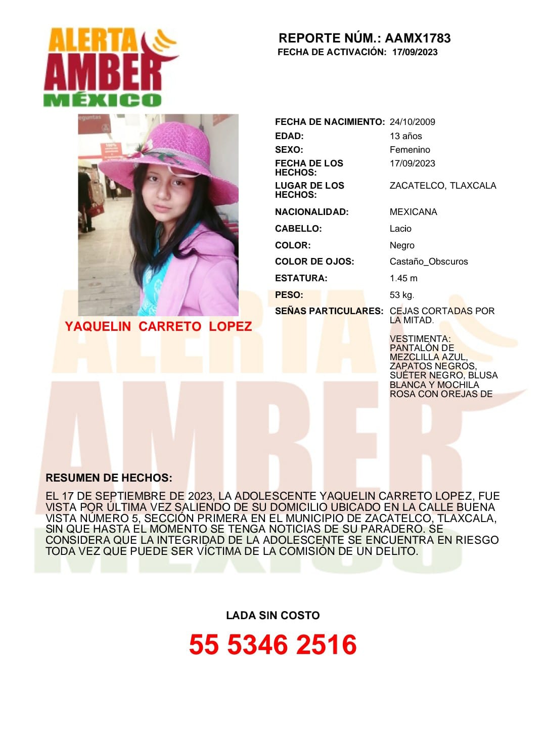 Yaquelin Carreto López (Tlaxcala)