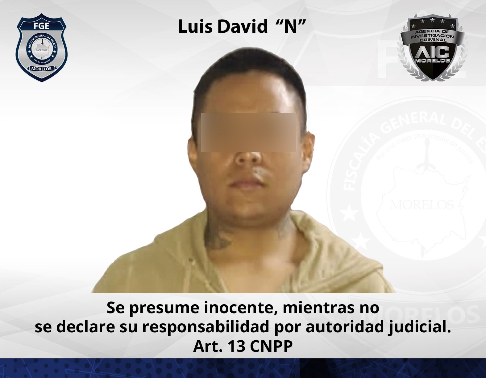 AIC Oriente cumplimenta aprehensión por violación
