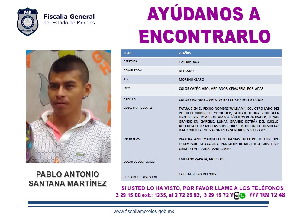 PABLO ANTONIO SANTANA MARTÍNEZ