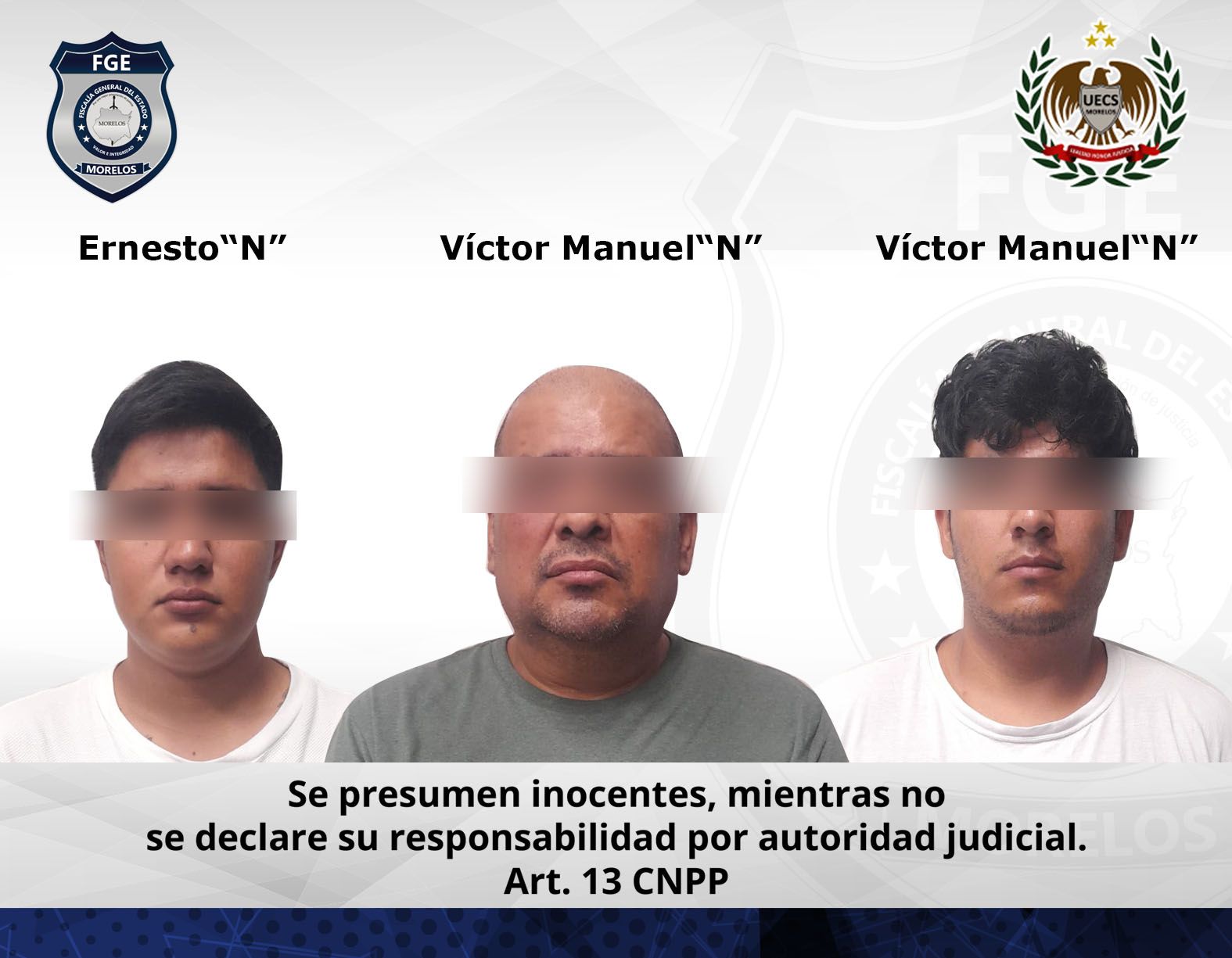 FIDAI dirige cateo en Temixco y detiene al “Kamala” con dos masculinos más