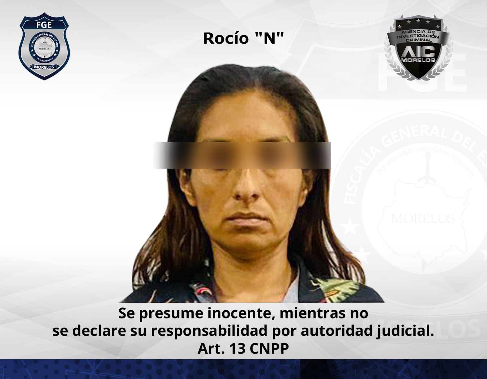 Cumplimentan en Jojutla orden de aprehensión contra mujer que incumplió medidas cautelares ordenadas por un juez