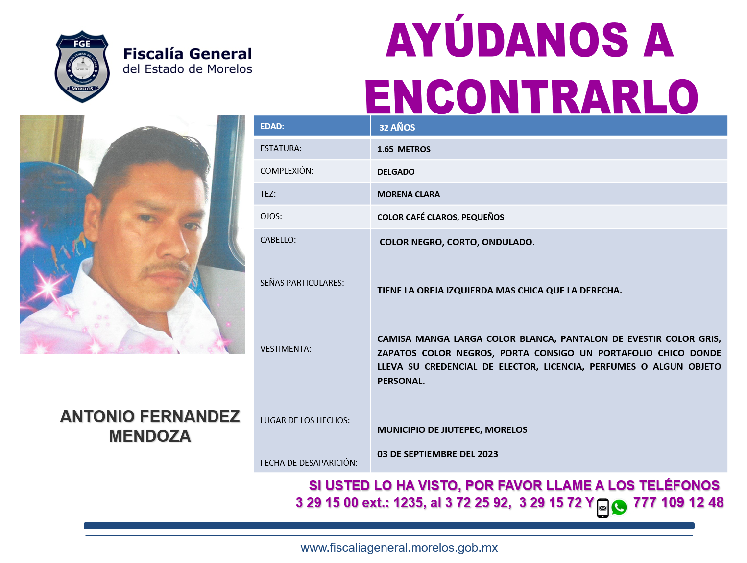 ANTONIO FERNANDEZ MENDOZA