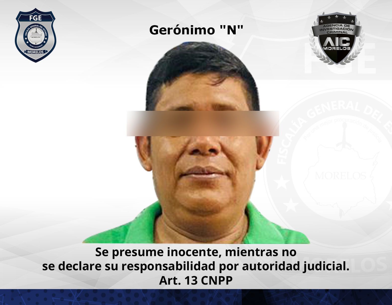 AIC pone a disposición del MP a detenido con droga en Jojutla