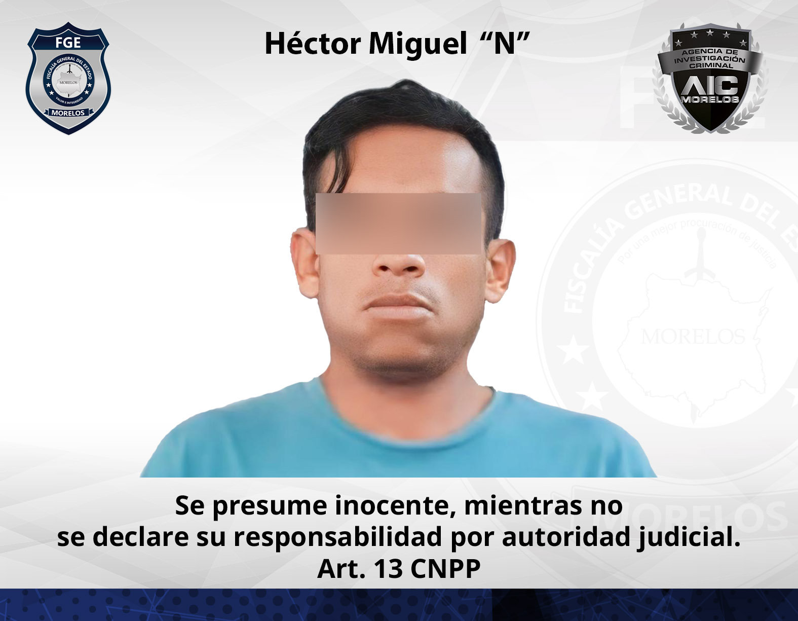 Aprehenden en el estado de Puebla a hombre requerido en Morelos por violación de una menor de edad
