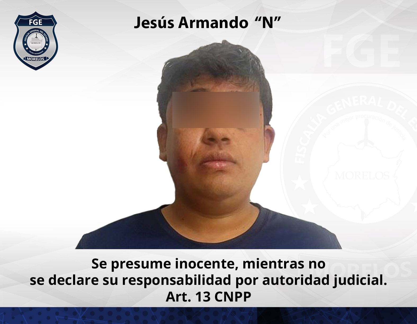Fiscalía Oriente obtiene vinculación contra masculino por homicidio calificado en Yautepec