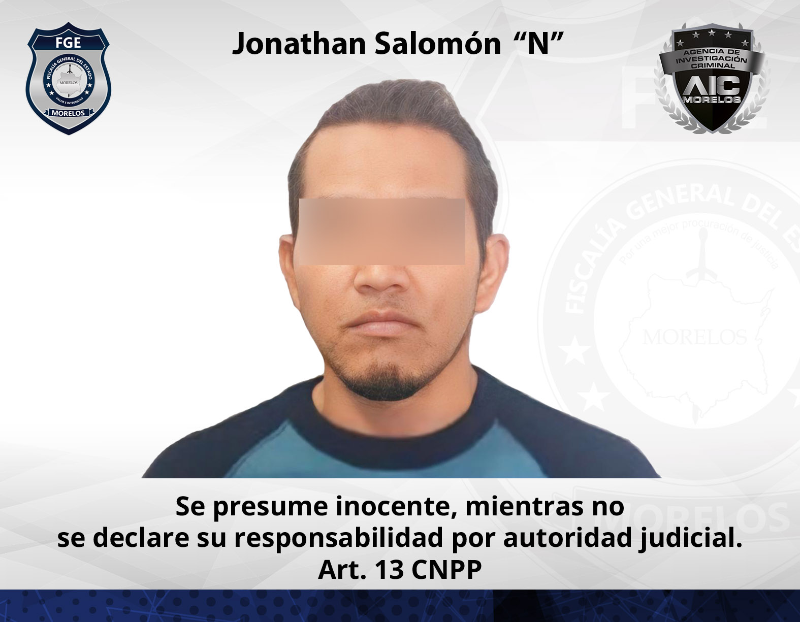 “El Jona” es reaprehendido en Jojutla por incumplir medidas cautelares en proceso que enfrenta por delito contra la salud