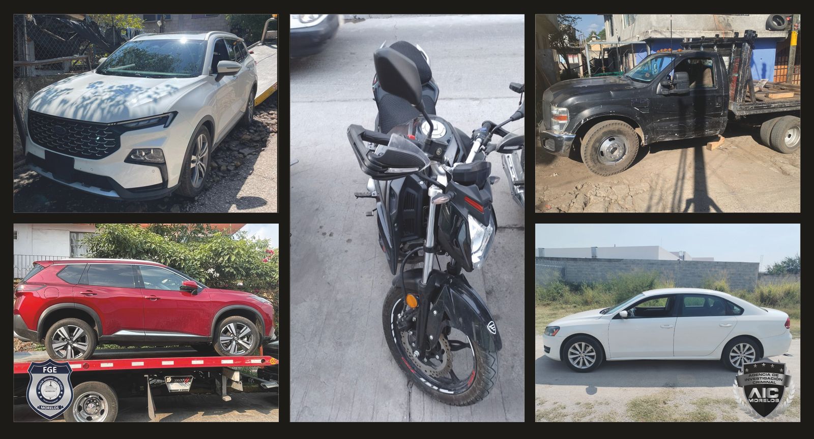 AIC recupera 11 unidades automotoras de procedencia ilícita