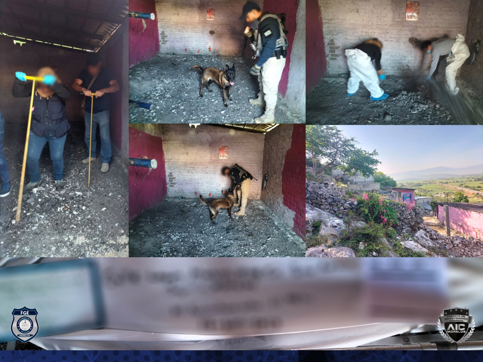 Fiscalía de Desaparecidos realiza intervención ministerial en el municipio de Jojutla y localiza cuerpo
