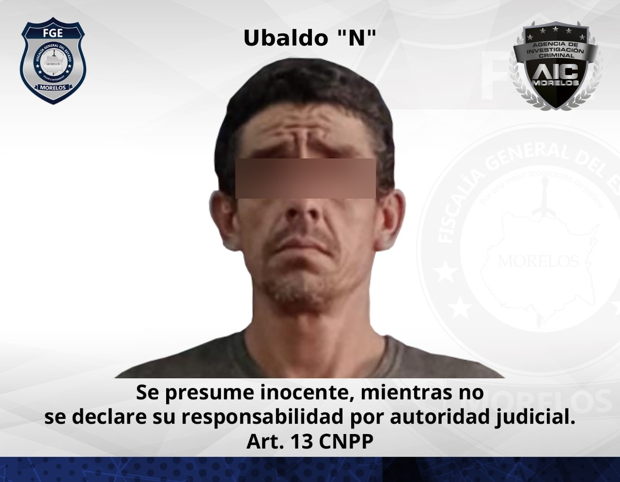 AIC ejecutó aprehensión contra interno de la cárcel distrital de Jojutla, por incumplir medidas establecidas en el proceso que enfrenta por delito contra la salud