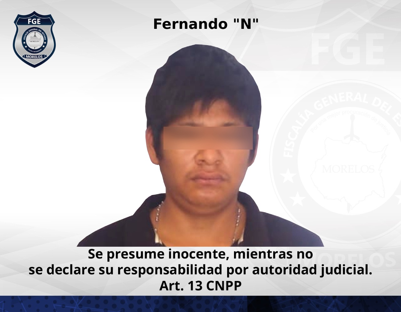 AIC cumplimenta orden de aprehensión contra joven que ignoró citaciones a audiencia en proceso que enfrenta por robo y daño