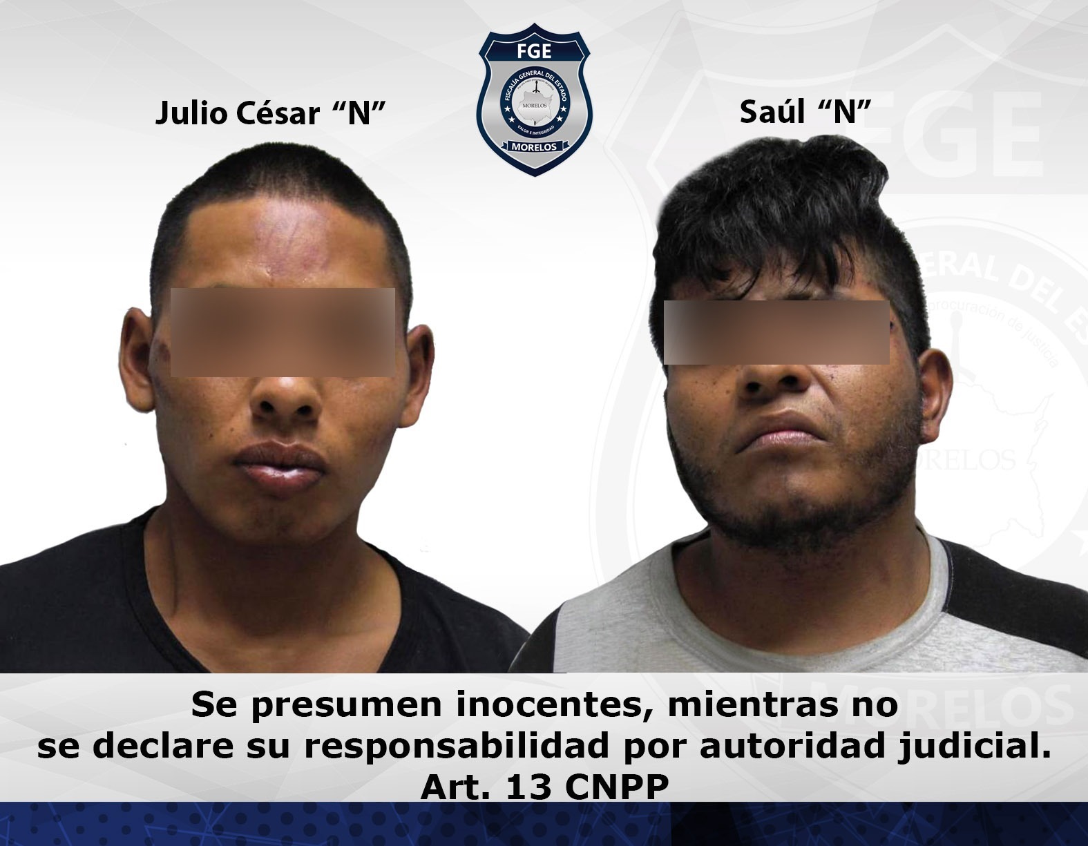 Masculinos vinculados a proceso por narcomenudeo
