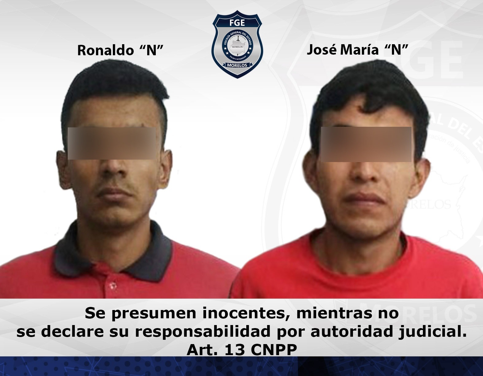 Inicio de proceso contra dos masculinos por robo en Yecapixtla