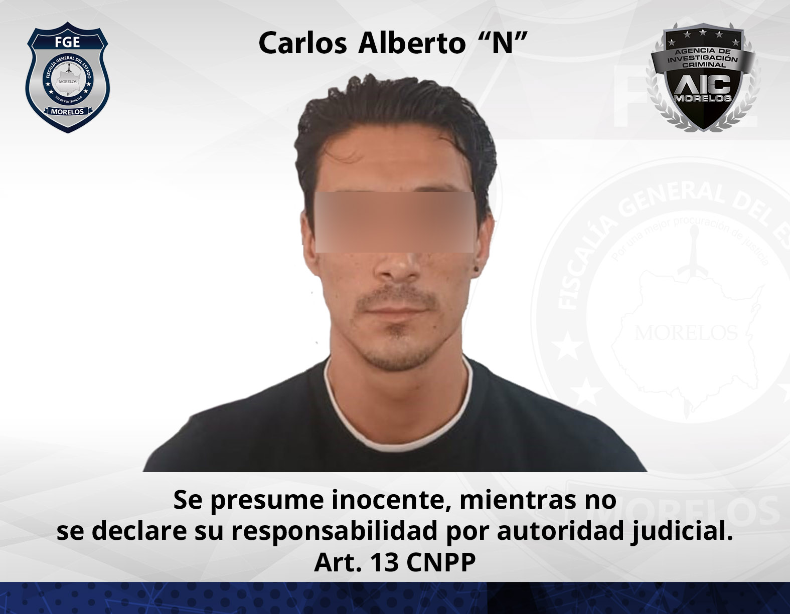 AIC cumplimenta aprehensión contra masculino por abuso sexual