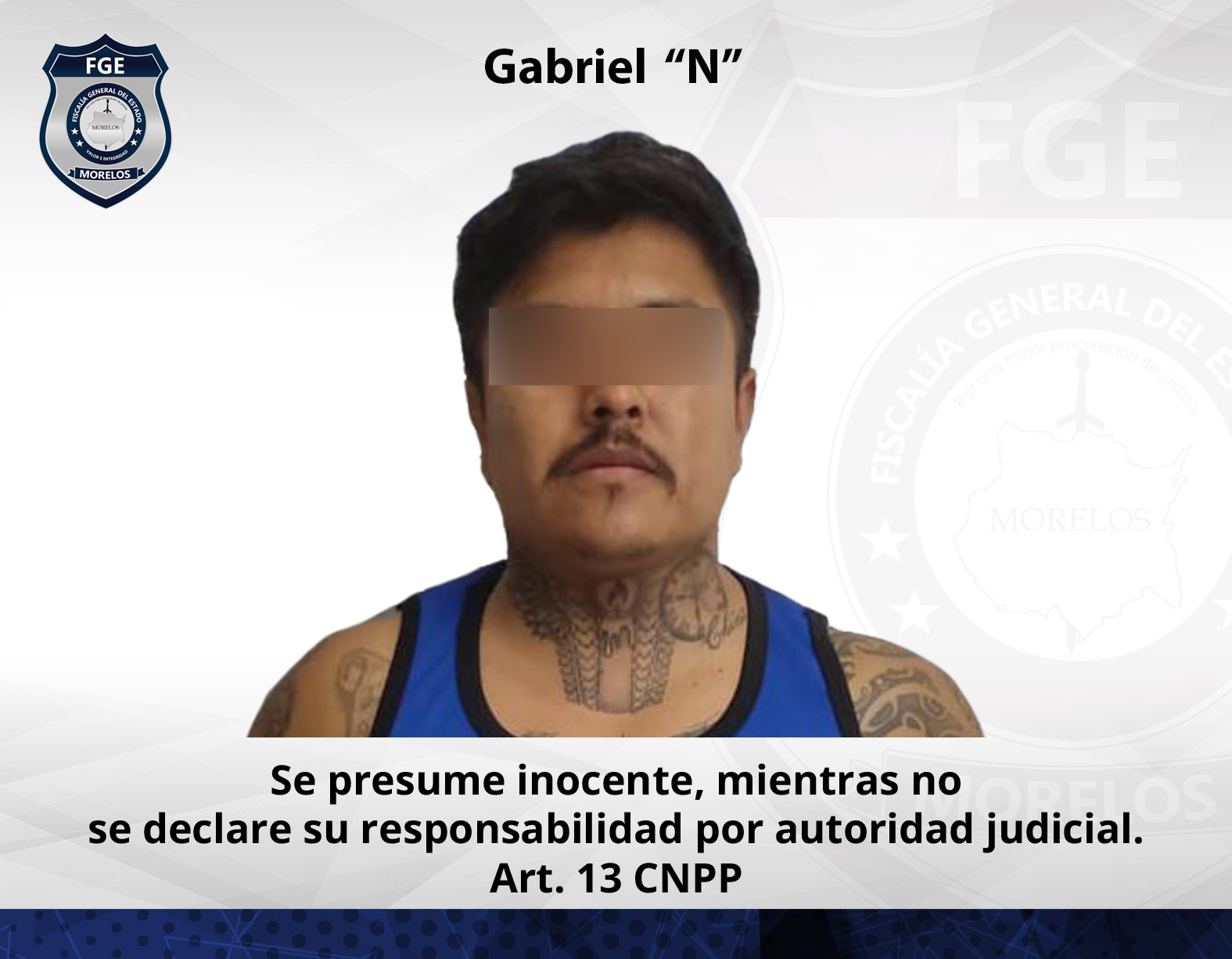 Masculino vinculado a proceso por homicidio en Atlatlahucan