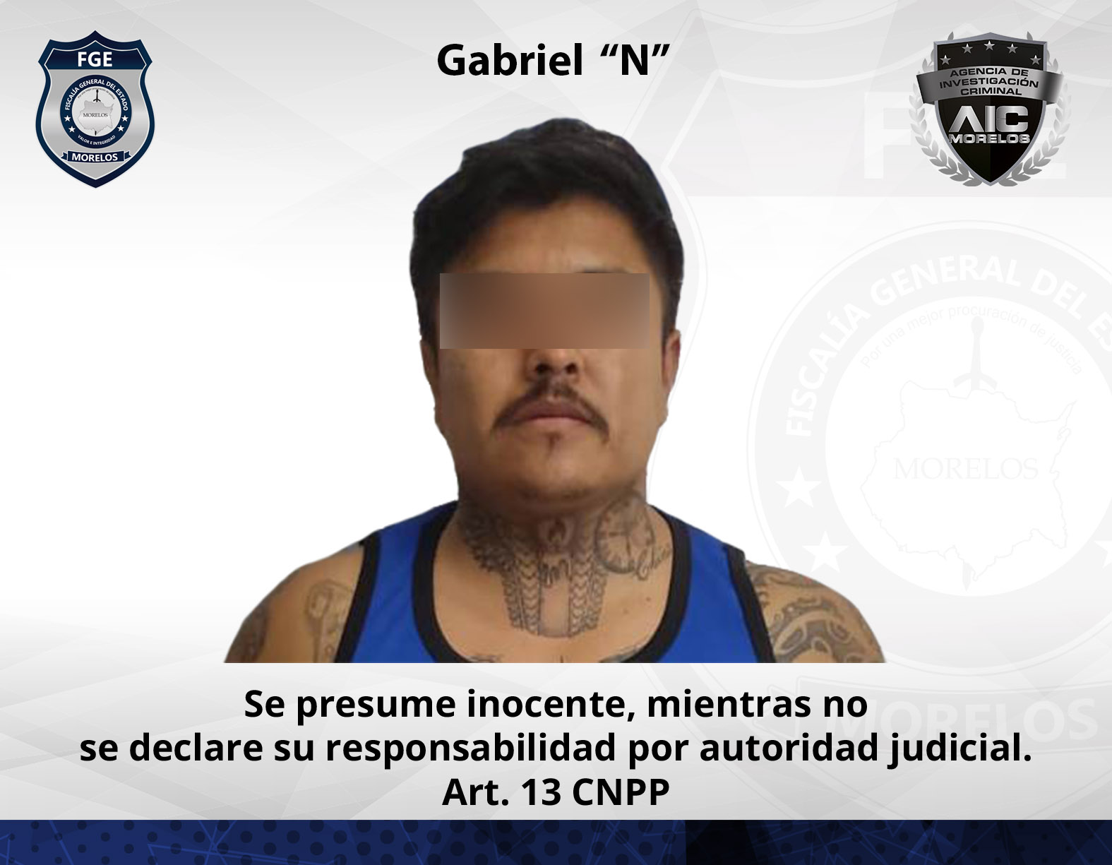 Prisión preventiva contra masculino por homicidio