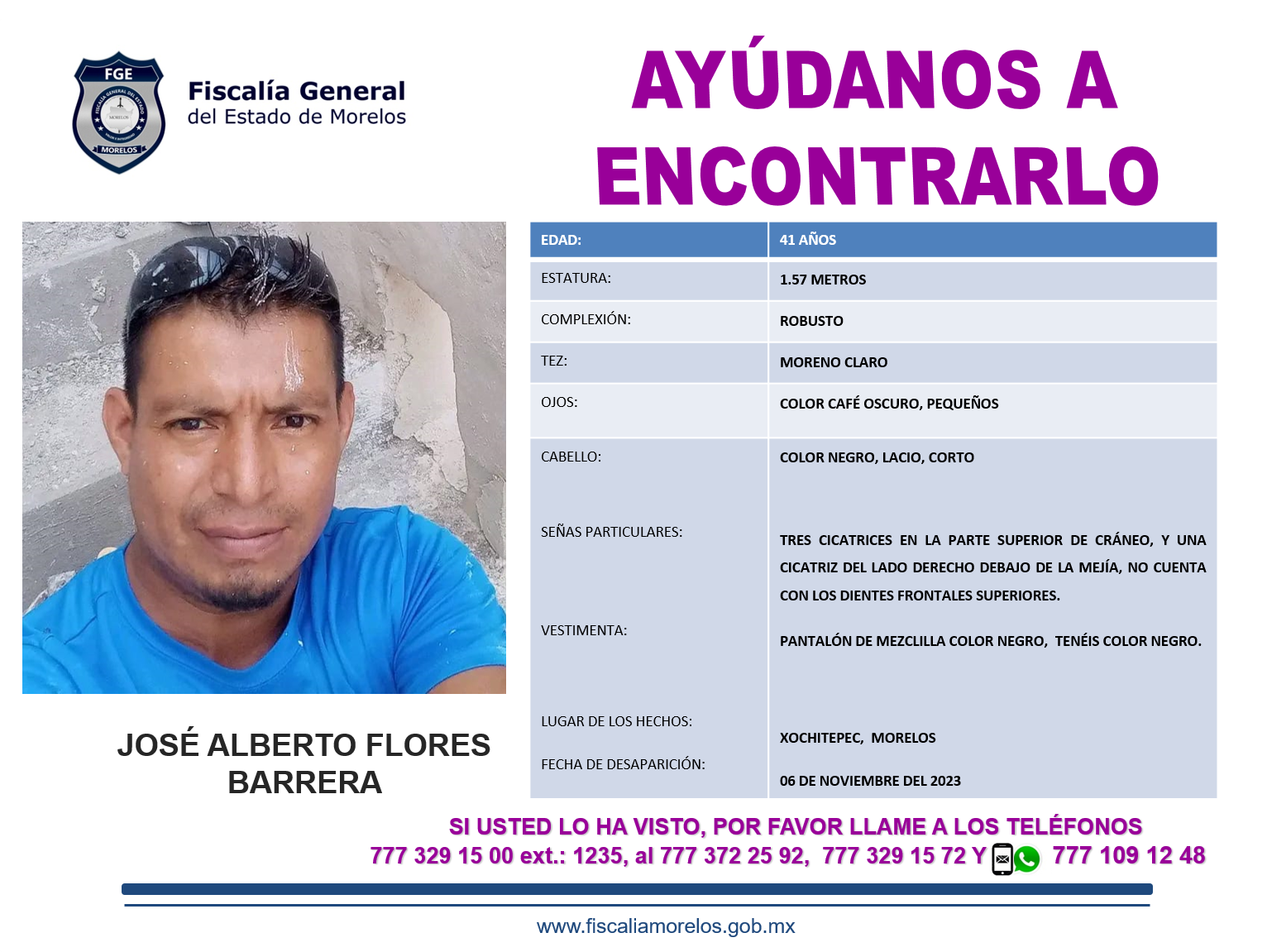 JOSÉ ALBERTO FLORES BARRERA