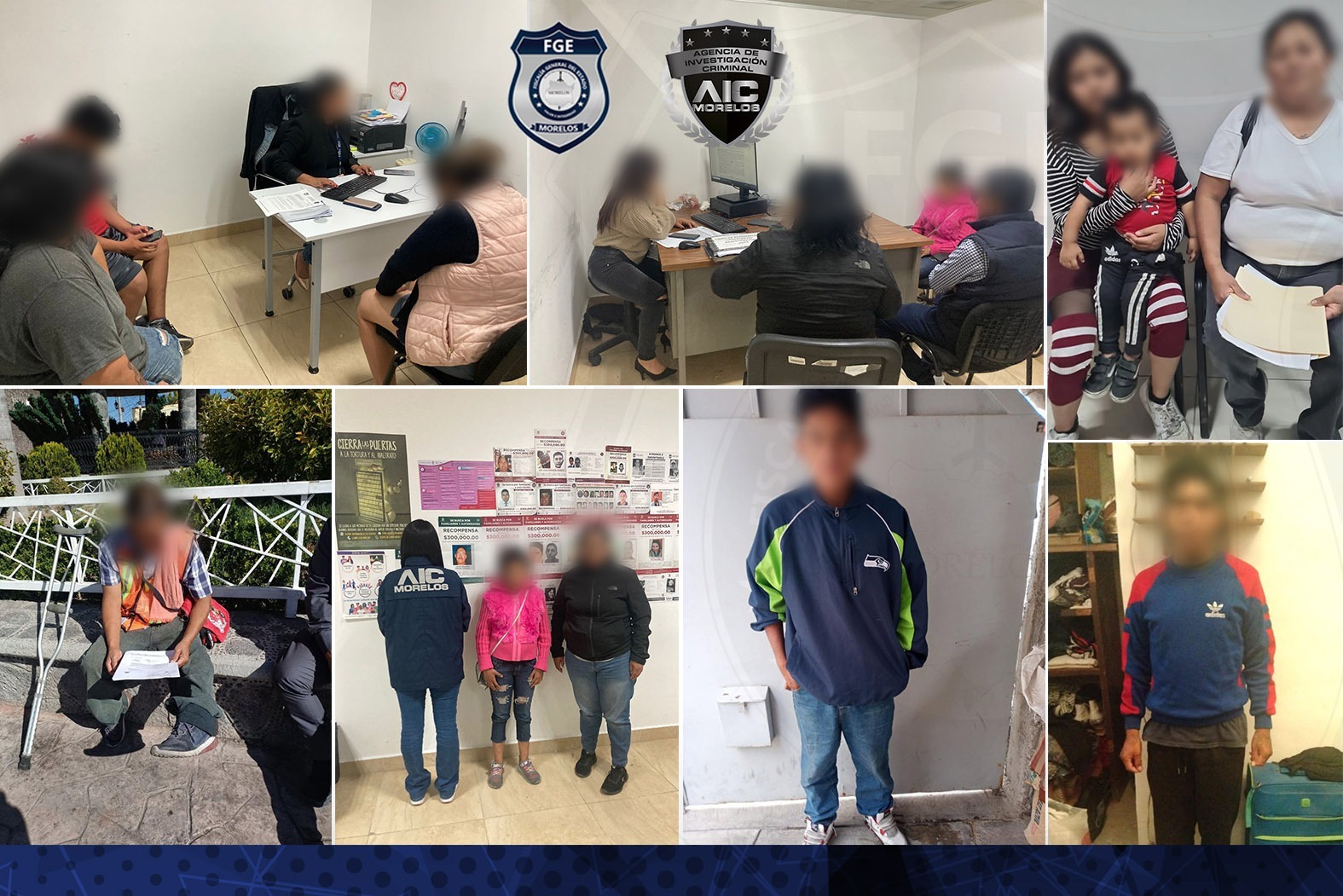 La FGE localiza a 18 personas durante la semana más reciente