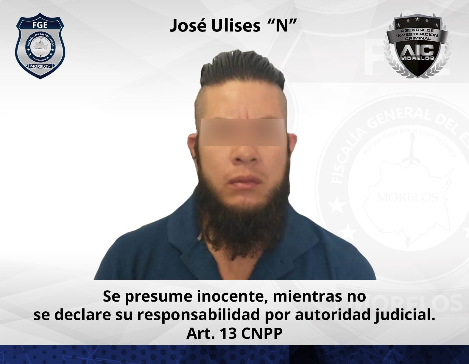 Agentes investigadores de Morelos y la CDMX ejecutan orden de aprehensión contra hombre por homicidio y aborto culposos