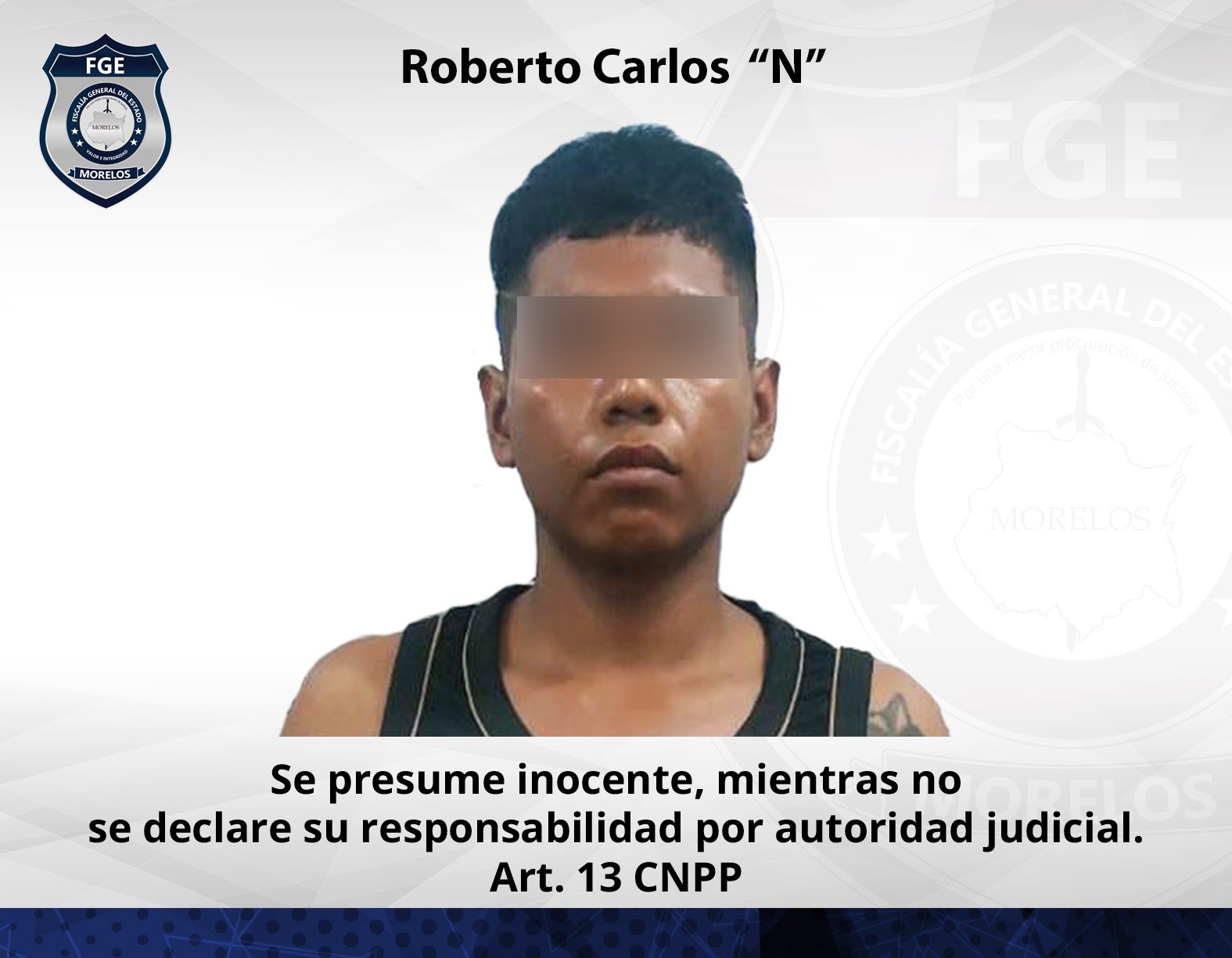 Joven aprehendido por robo a casa-habitación en el municipio de Jojutla queda vinculado a proceso