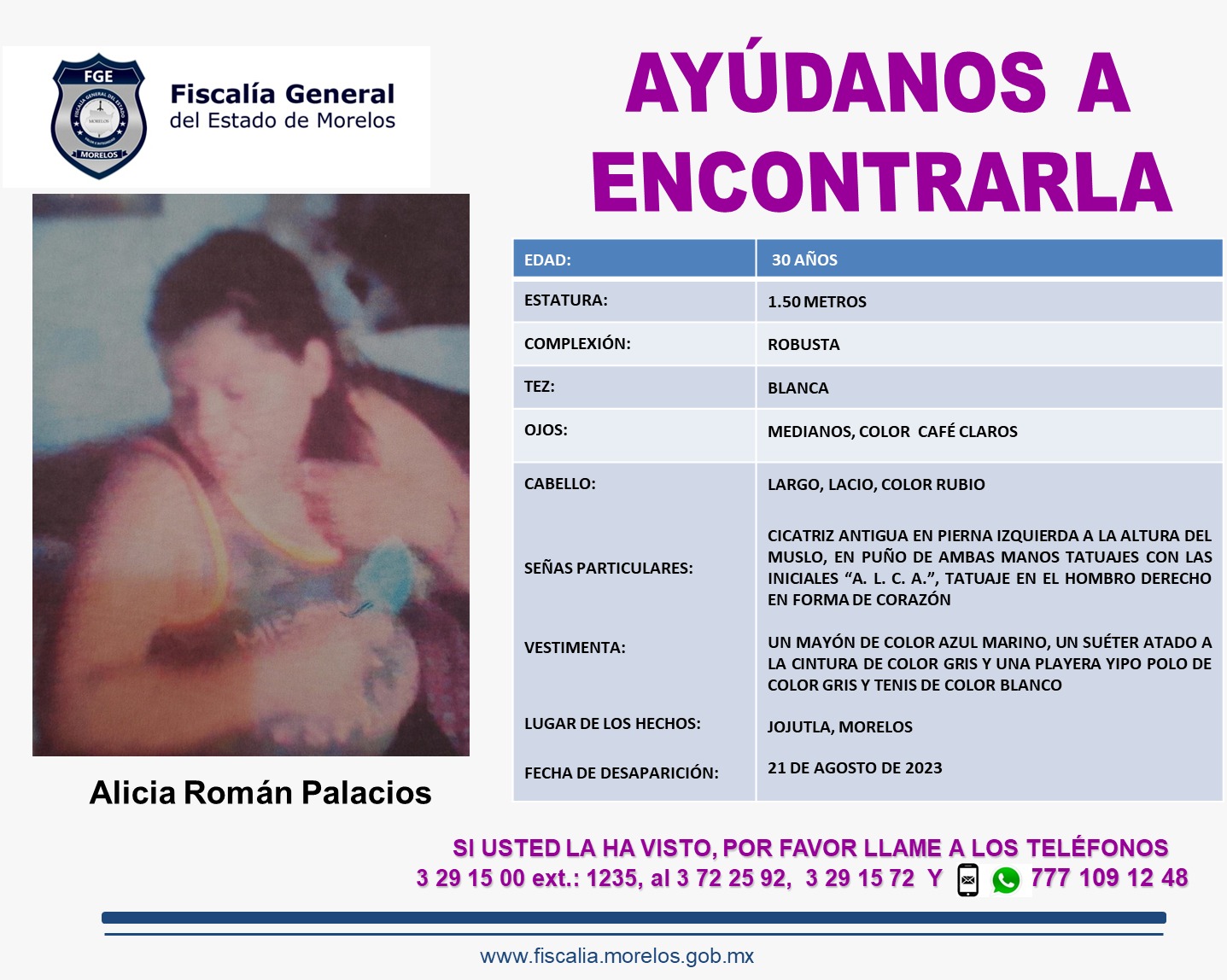 ALICIA ROMÁN PALACIOS