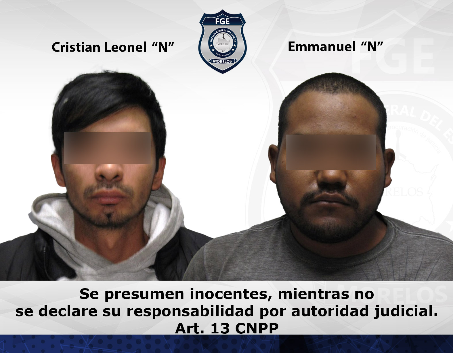 Hombres vinculados por robo en Cuernavaca