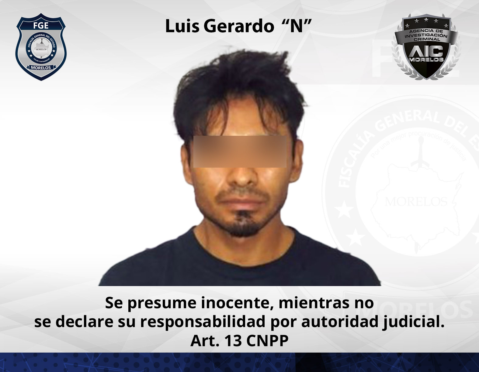 Aprehenden al “Huicho” en Jojutla por incumplir medidas cautelares impuestas por el juez de control