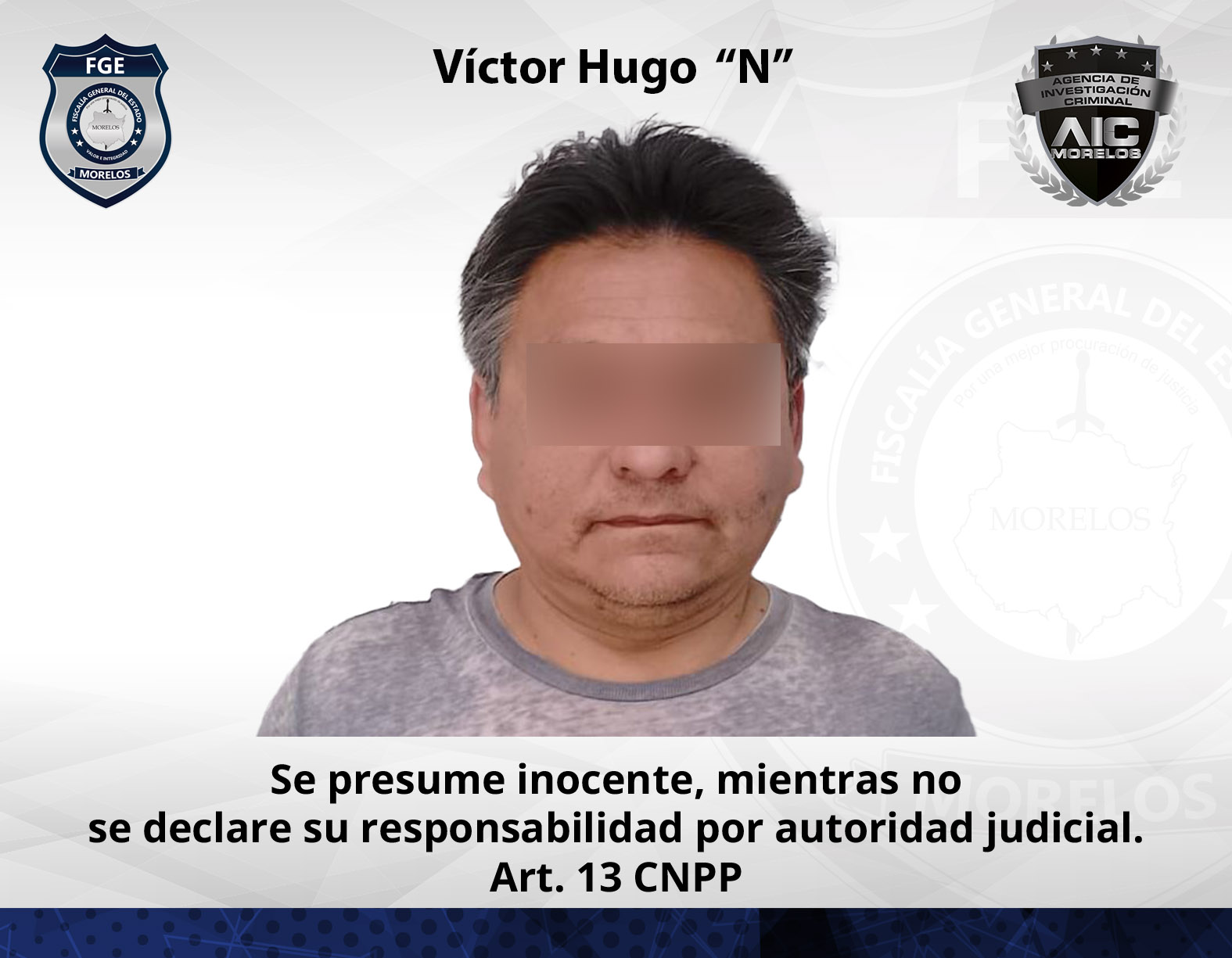 Prisión preventiva por abuso sexual de menor en Jiutepec