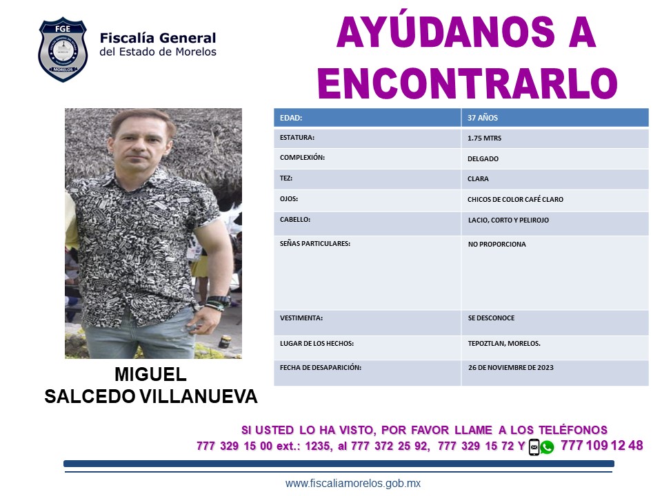 MIGUEL SALCEDO VILLANUEVA