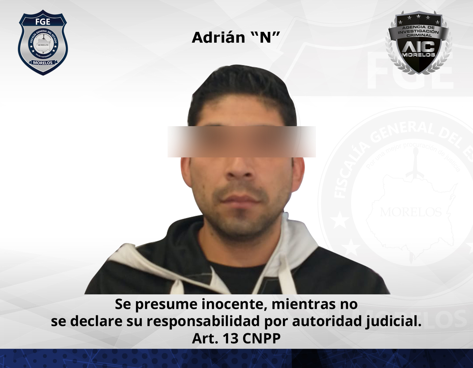 AIC cumplimenta aprehensión por narcomenudeo