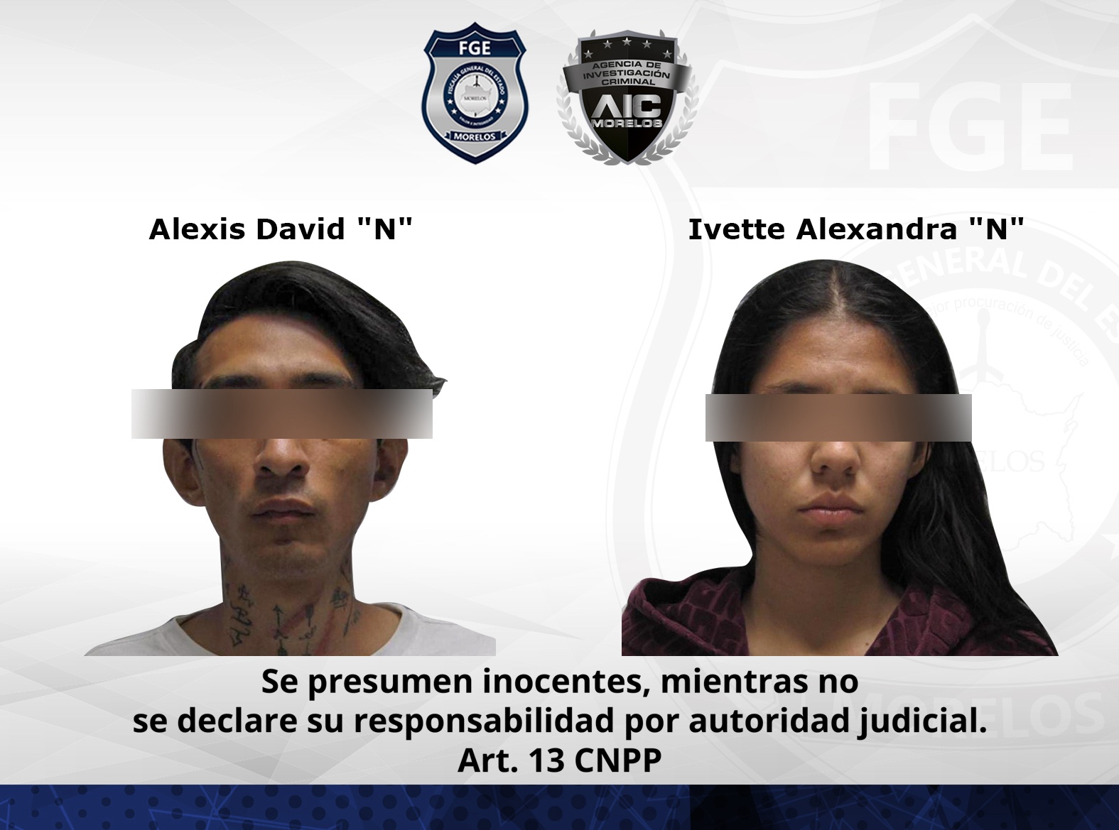 Prisión contra pareja por robo de vehículo en Cuernavaca