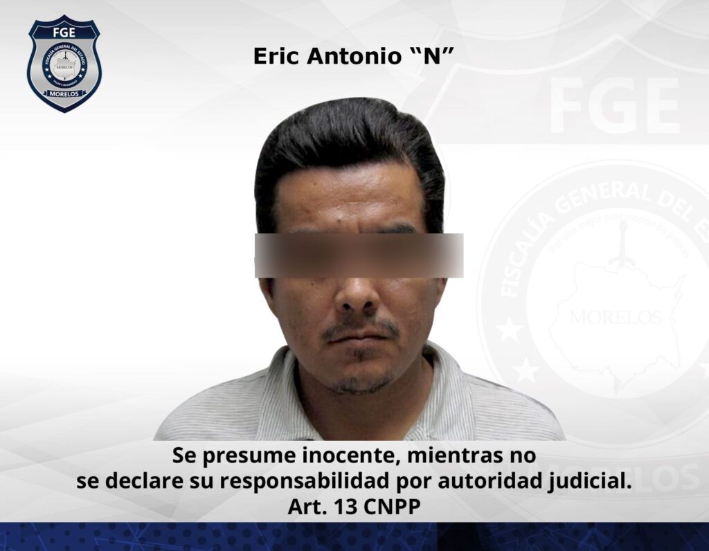 Fiscalía cumplimenta aprehensión en contra de masculino involucrado en feminicidio de profesora de Cuernavaca