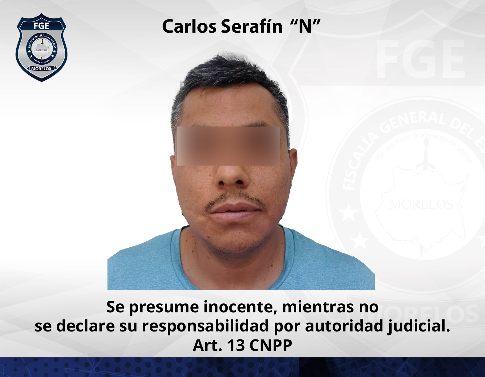 Fiscalía de Desaparecidos obtiene la vinculación en contra de un masculino por violencia familiar