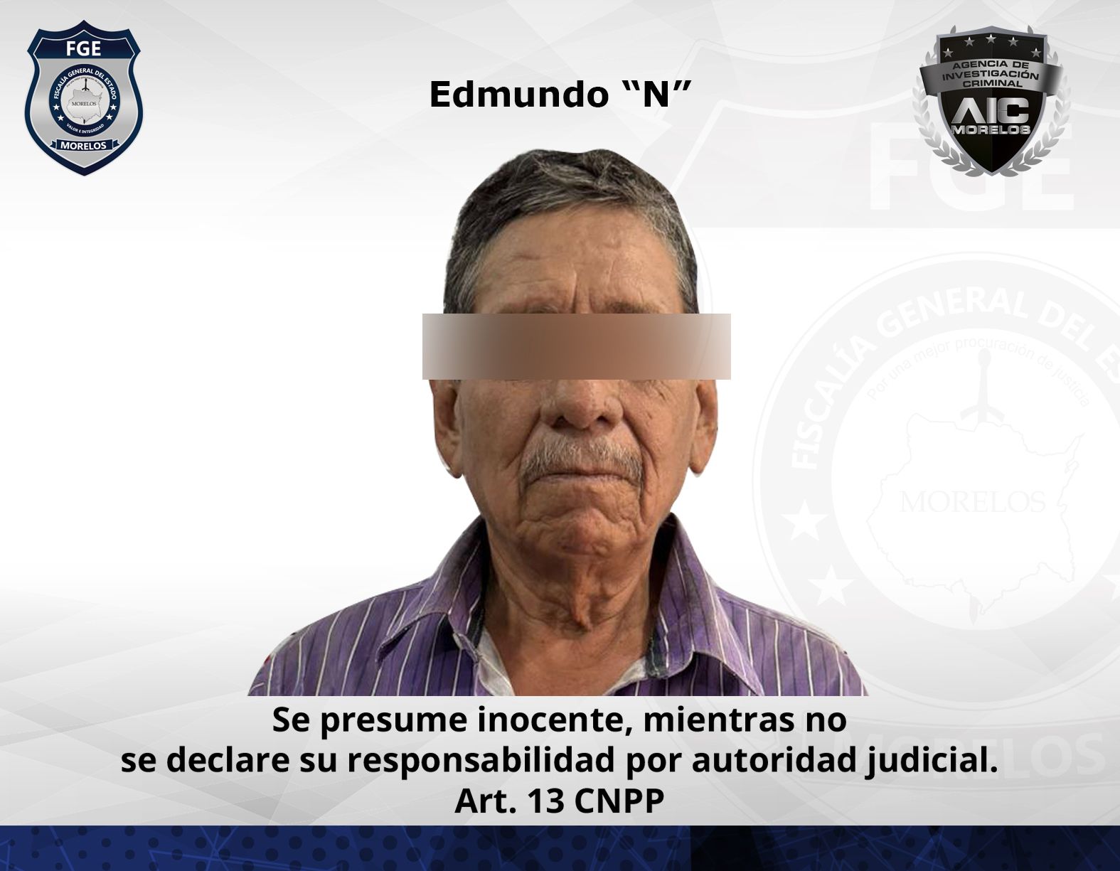 AIC cumplimentó en el municipio de Jojutla orden de aprehensión contra hombre por homicidio e intento de homicidio