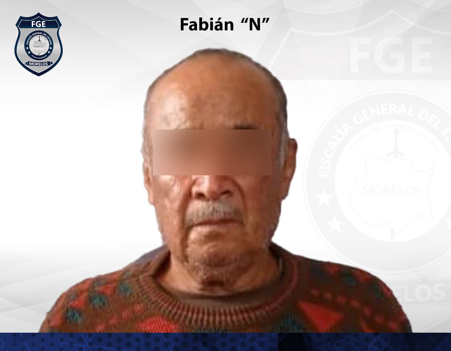 Obtiene Fiscalía Oriente sentencia de 20 años de prisión contra masculino por violación de menor